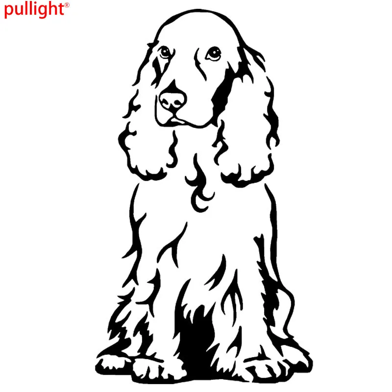 2017 Новый стиль горячий кокер спаниель фотография необычная Виниловая Наклейка