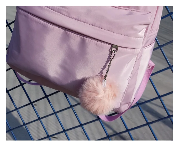 Fashion Women Travel Backpack High Quality Waterproof Nylon School Backpack Pretty Style Girls School Bag Backpack Mochila Sac