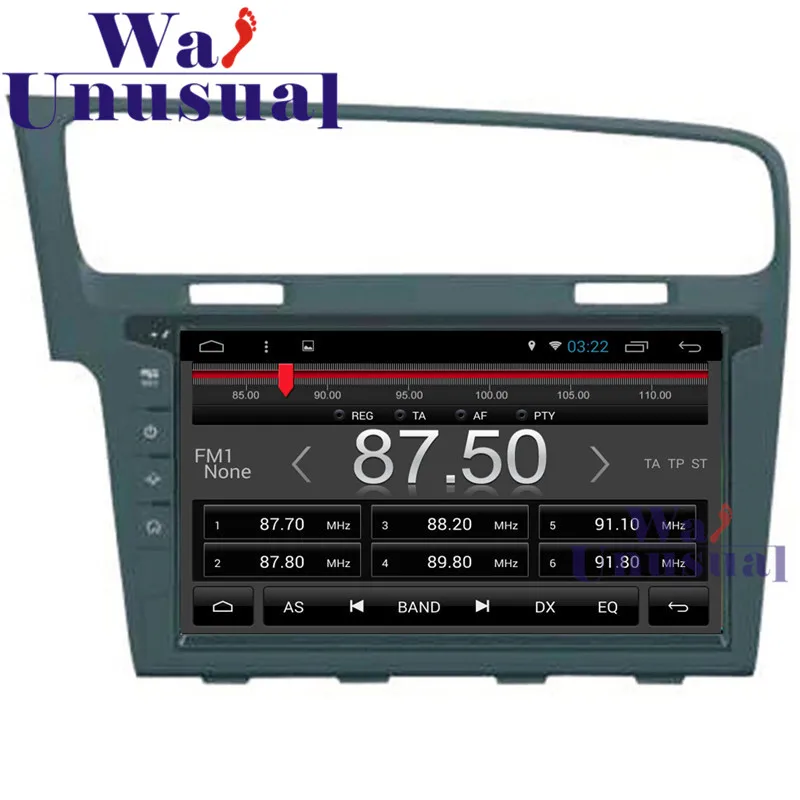 GPS навигация для VW GOLF 7 10 1 дюйма Android 6 0 4 ядра 16 ГБ Bluetooth Wi Fi Mirrorlink 1024*600 бесплатные