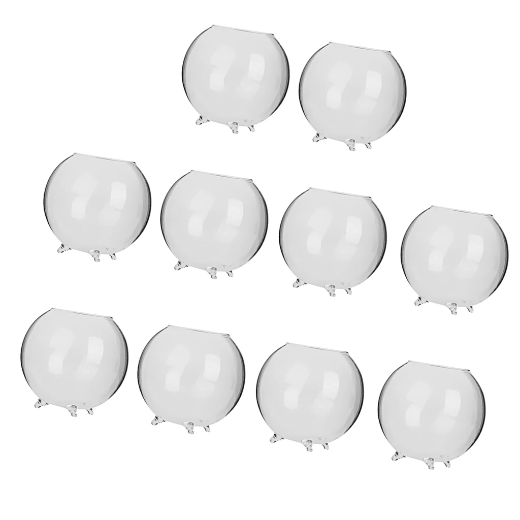 10 Pieces Glass Hydroponic Vase Micro Landscape Bottle Terrarium Container | Дом и сад