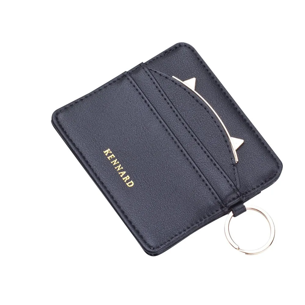 2018 Новый Для женщин бумажники Малый Искусственная кожа простой сплошной Цвет