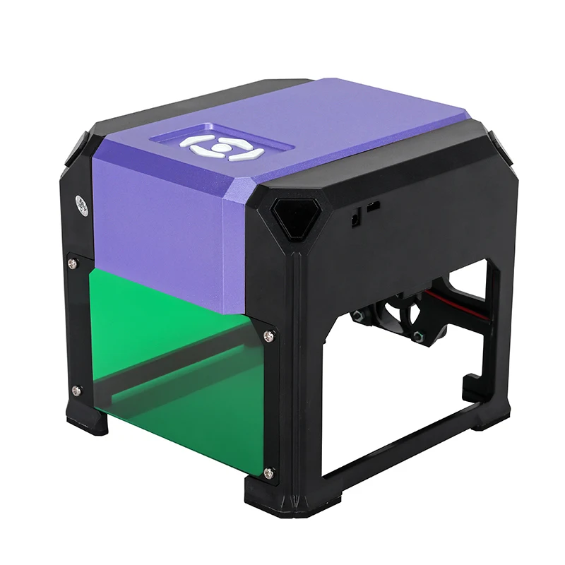 purple 3000 МВт высокоскоростной лазерный гравировальный станок DIY Настольный лазерный гравировальный станок для резьбы ручной работы Инструменты для сжигания дерева - Цвет: purple