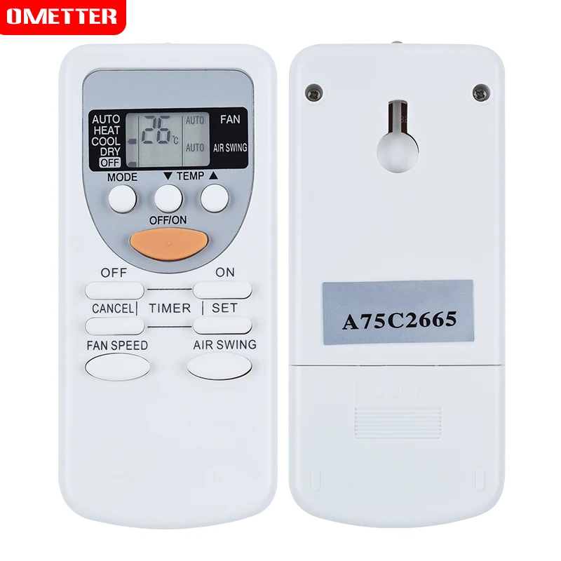 Подходит для пульта дистанционного управления кондиционера Panasonic A75C2665 A75C2663