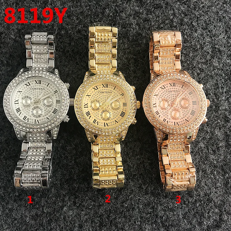 Новинка 2019 модные роскошные Брендовые женские наручные часы из розового золота