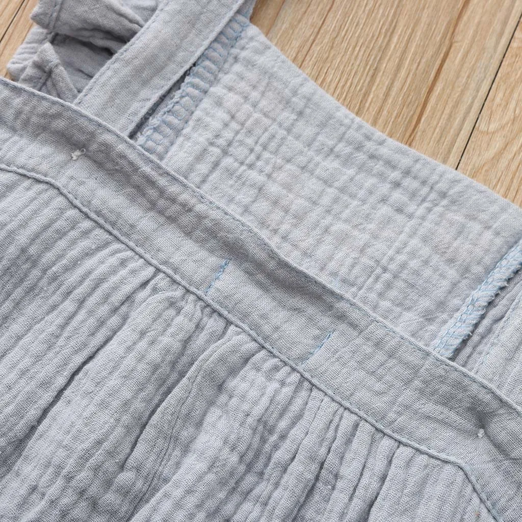 SAGACE/летний комплект одежды для маленьких девочек милый комбинезон без рукавов