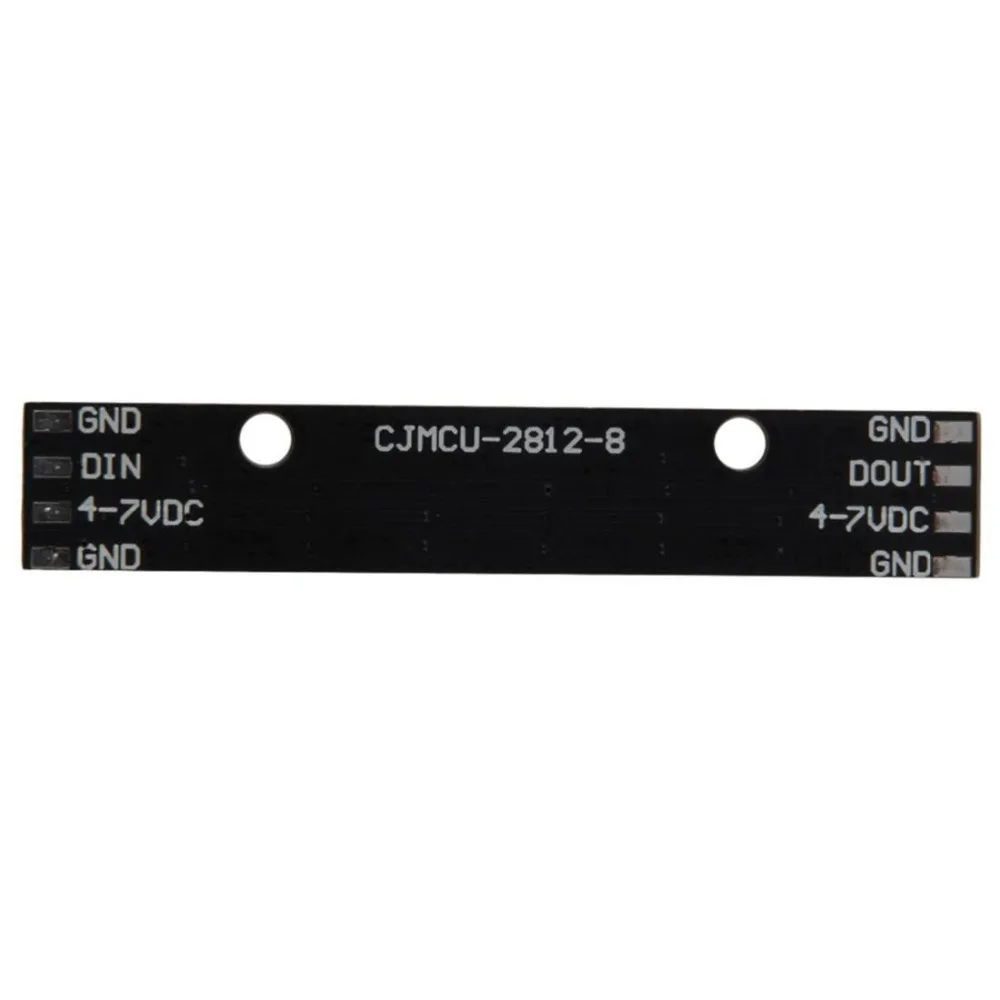 8 ws2812 5050 RGB светодио дный цепи управления и поделиться только источник питания |