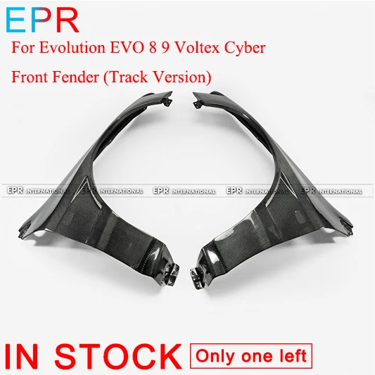 Для Evolution EVO 8 9 Voltex Cyber Carbon Fiber переднее крыло (версия трека) аксессуары комплект для