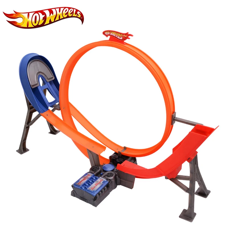 Железнодорожный трек Hot Wheels пластиковый матовый автомобиль детская игрушка