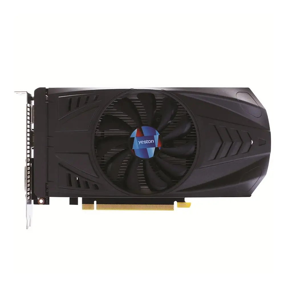Yeston GeForce GTX 1050 Desktop Графика карты 2 ГБ GDDR5 128bit HDMI DVI DP 640sp 14nm один вентилятор pci-e x16 3.0