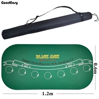 12060cm suede rubber black jack 21points baccarat casino poker tablecloth green table mat board cloth high quality
