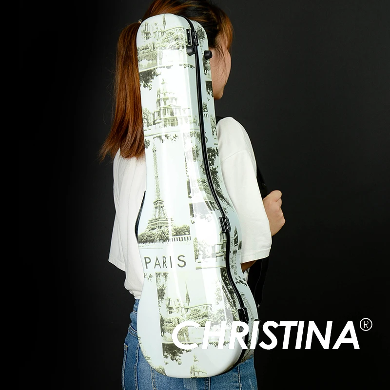 Высококачественный Итальянский чехол для скрипки Кристины 4/4 из углеродного