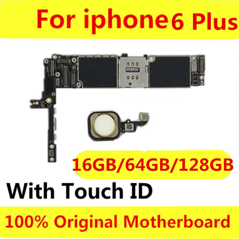 16 Гб 64 128 ГБ оригинальная материнская плата для iPhone 6 P разблокированная