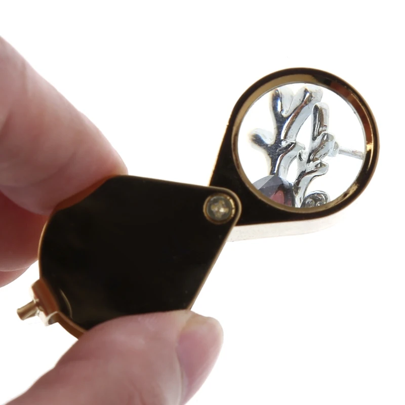 AIMOMETER 1PC 30x Portable Jewelers Eye Loupe Magnifier Magnifying Glass Jewelry Diamond 21mm | Инструменты