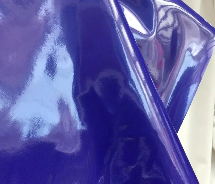 Модные синие яркие краски искусственная кожа ткань диван сумки