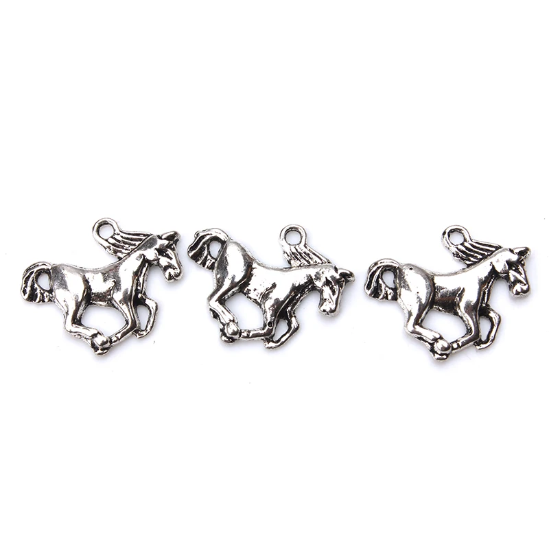 10 шт./лот очаровательные ювелирные изделия с кошачьей лошадью аксессуары для