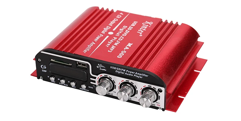 Kinter MA-500 звуковые усилители аудио 4 канала для динамиков Hifi стерео с SD USB Bluetooth FM радио управление громкостью басов