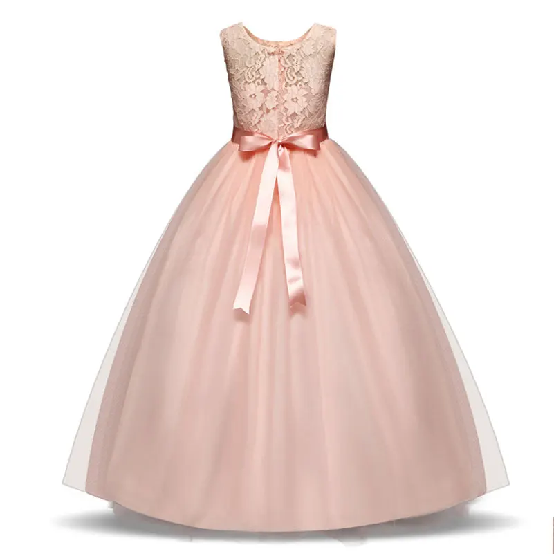 Baby Girl Lace Dress 8 Color Summer Children's Birthday Party Wedding Kids Princess Unique Design For 3-14 Years | Детская одежда и