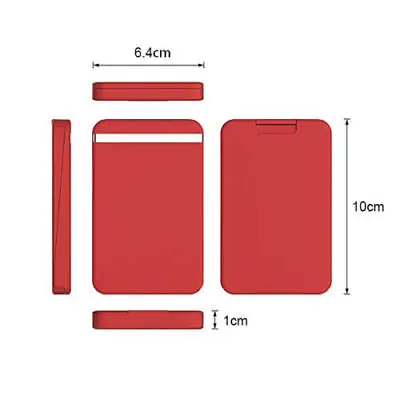 Красный PC ID держатель для кредитных карт протектор RFID Анти-сторона кошелек чехол для карт женские кошельки Vogue Мужчины ID карта коробка - Цвет: Красный