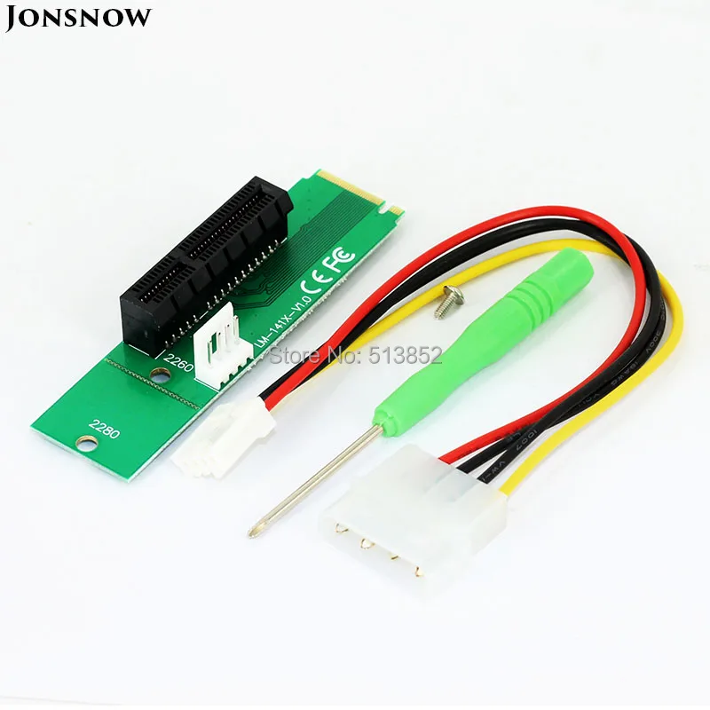 Оптовая продажа адаптер M2 PCIE NGFF к PCI e 4x слоту переходная карта M key M.2 SSD порт в Express