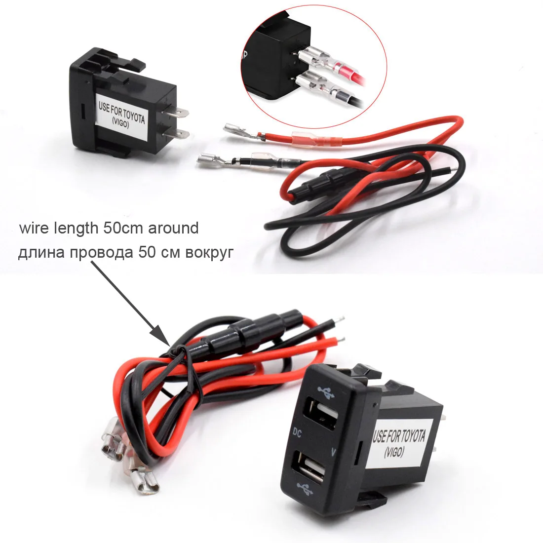 XCGaoon специальный выделенный 5V 4.2A на 2 портный Dual USB Порты и разъёмы автомобиля