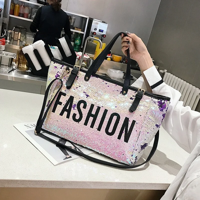 Уличный чемодан дорожная сумка органайзер блестящие женские спортивные сумки