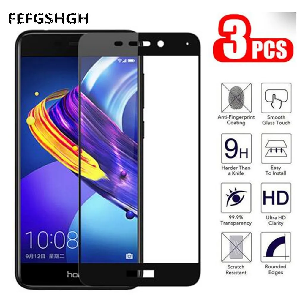 Закаленное стекло для Huawei Honor 6C Pro Защита экрана hauwei 6X 6 C X 6cpro полное покрытие