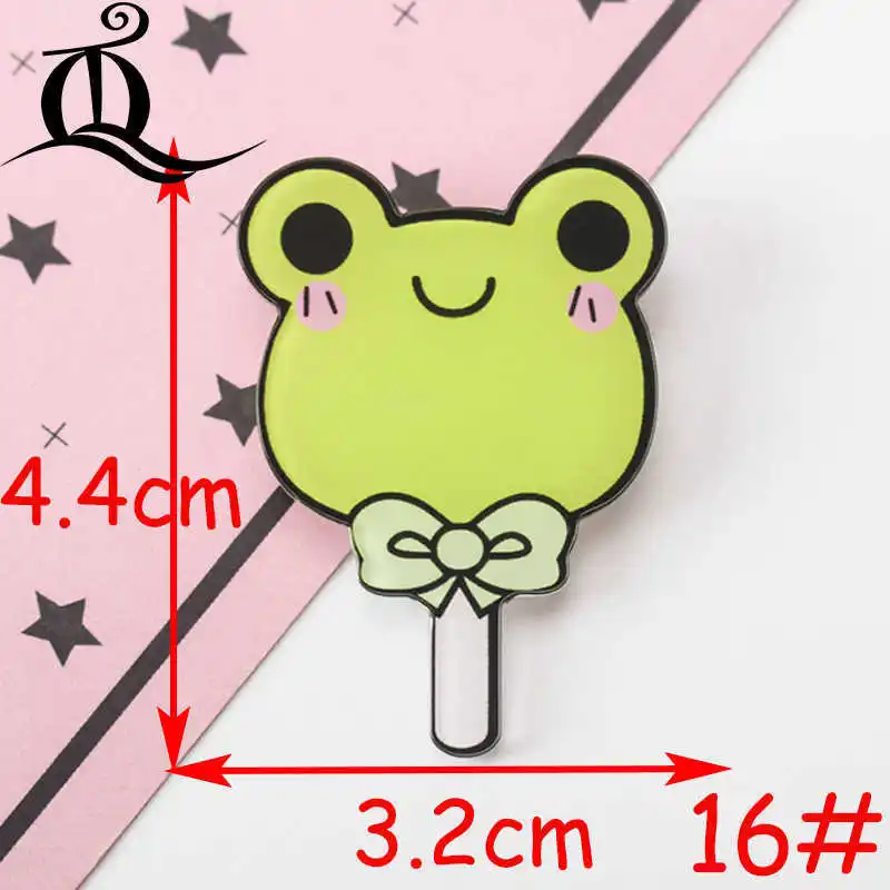 1 шт Акриловые Броши футболка с длинным рукавом и мультяшными изображениями