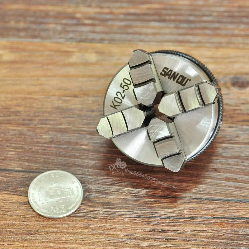 Патрон с четырьмя зажимами Самоцентрирующийся патрон 50 для домашнего токарного