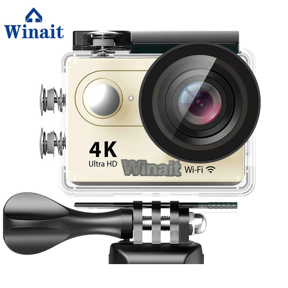 Winait Mini Sports DV 170D объектив рыбий глаз utлsr HD 4k камера со встроенным WIFI 30 М Подводная