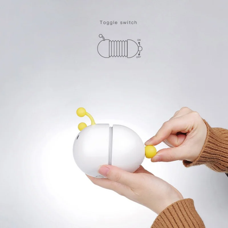 Caterpillar night light LED Powered Collapsible Flashlights Portable Lamp LED Rechargeable Hand Lamp Desk Lamp Lantern Light