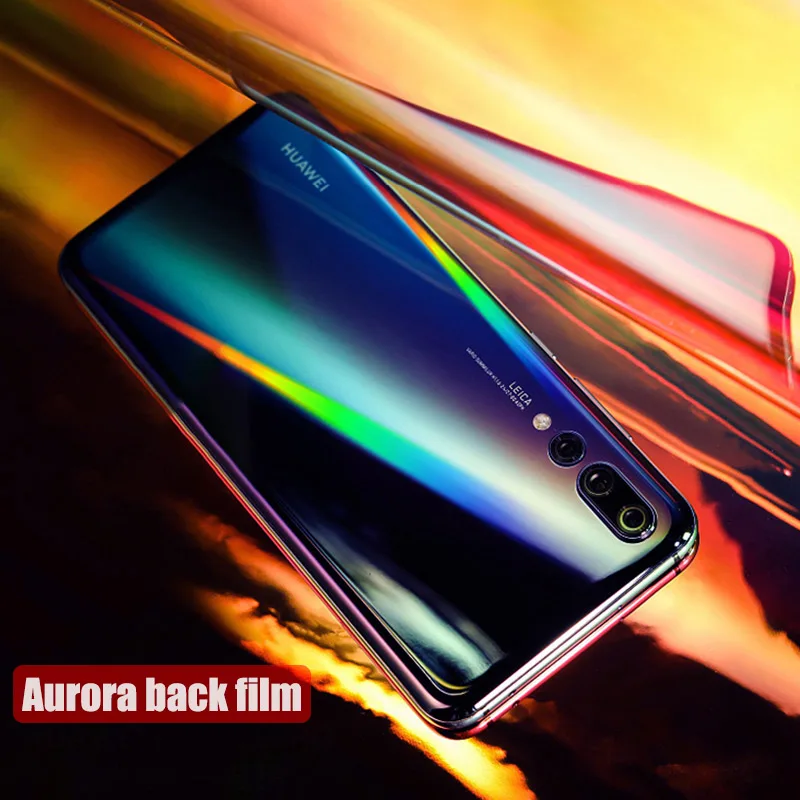 Прозрачная мягкая задняя пленка BFOLLOW Aurora для Huawei P20 Pro Lite/Mate 10 Pro/Honor защитная из ТПУ