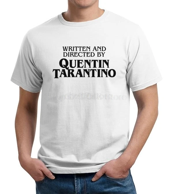 Написанная и направленная Квентин футболка Тарантино 2019 новая уличная Мужская с