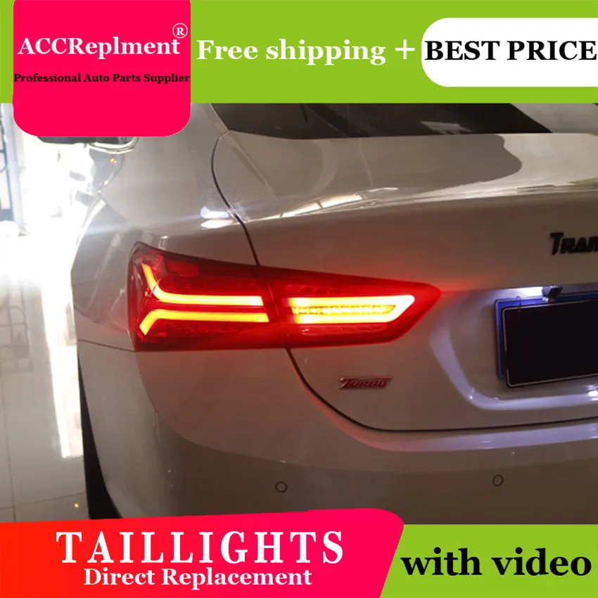 4PCS Car Styling for Chevrolet Malibu Taillights 2016-2019 LED Tail Lamp+Turn Signal+Brake+Reverse light | Автомобили и мотоциклы