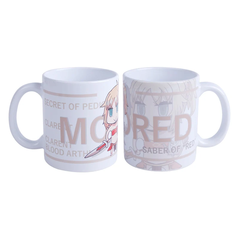 Mordred Аниме JK судьба Grand заказ Astolfo Мордред Джек Потрошитель Джоан Of Arc косплэй кружка FGO милый день дураков Ver ежедневно напиток чашки подарок - Цвет: Mordred