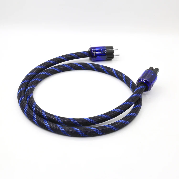 Аудиофил OFC Чистая медь Hi-End Hifi аудио Кабель питания Шнур с европейской вилкой |