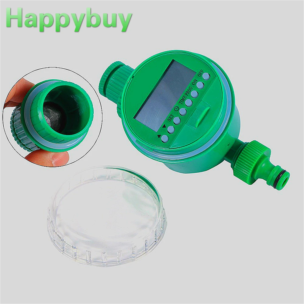 Electronic Garden Watering Timer Automatic LCD Display Screen Ball Valve Water Irrigation Controller System | Дом и сад