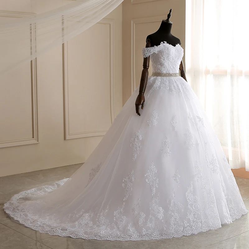 Бальное платье с длинным шлейфом и поясом свадебные платья 2021 свадебное