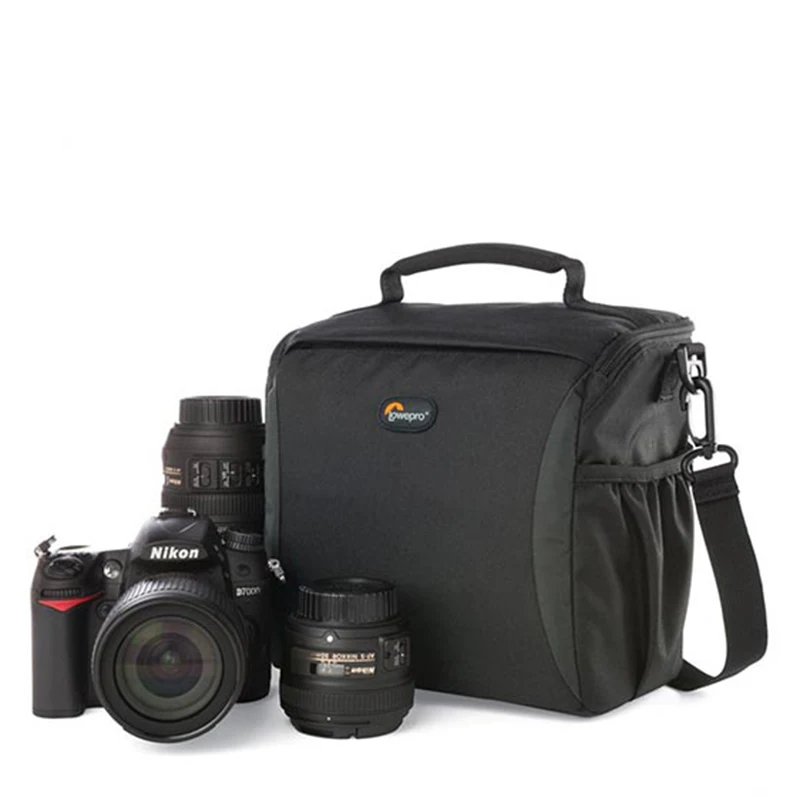 Roadfisher High Quality Lowepro Format 160 Camera Shoulder Travel Bag Case For Canon Nikon Sony DSLR SLR Black Color | Электроника