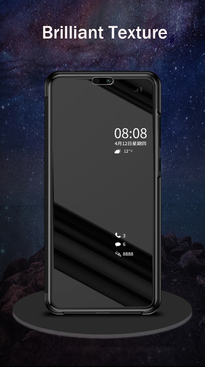 Умный флип-чехол для huawei P20 Pro P30 Lite mate 10 Pro Nova 3i 3 Роскошный покрытый чехол-подставка для huawei mate 20 Pro 20X Lite