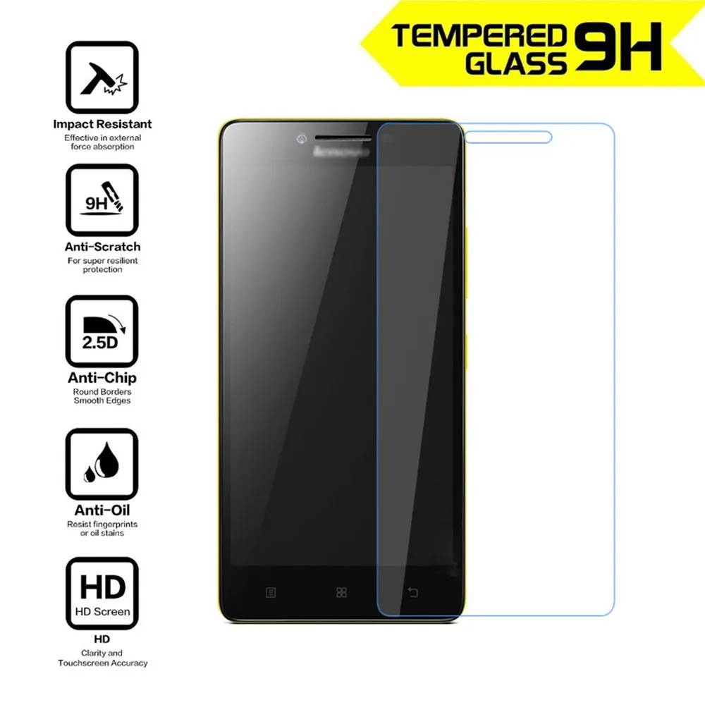 Закаленное стекло для Lenovo A6000 / Plus A6010 Pro защита экрана защитная пленка K3 лимонного