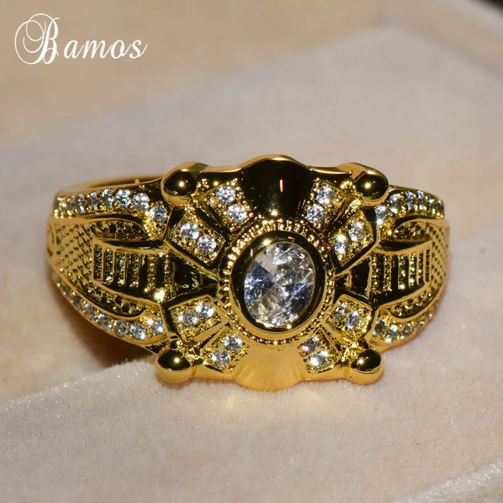 Кольцо обручальное мужское с фианитом золотистого цвета|big ring|ring forrings for men |