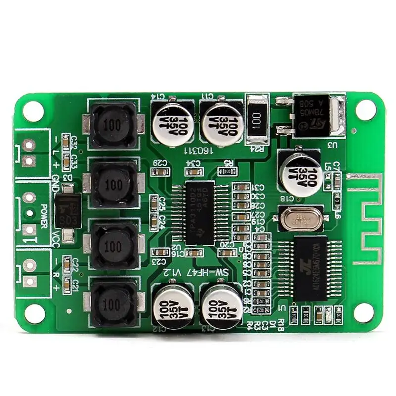 LEORY HF47 TPA3110 2x15 Вт Двухканальный беспроводной bluetooth динамик цифровая плата