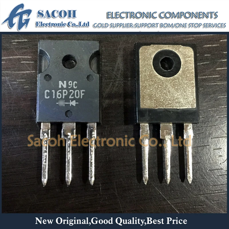 Free Shipping 10Pcs C16P20F C16P30F C16P40F TO-247 16A 200V/300V/400V Cathode Common Ultra Fast Recovery Diode | Электроника
