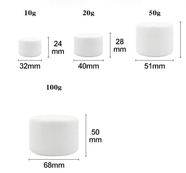 Пластиковая пустая баночка для макияжа многоразовая 5 шт./лот дорожный контейнер