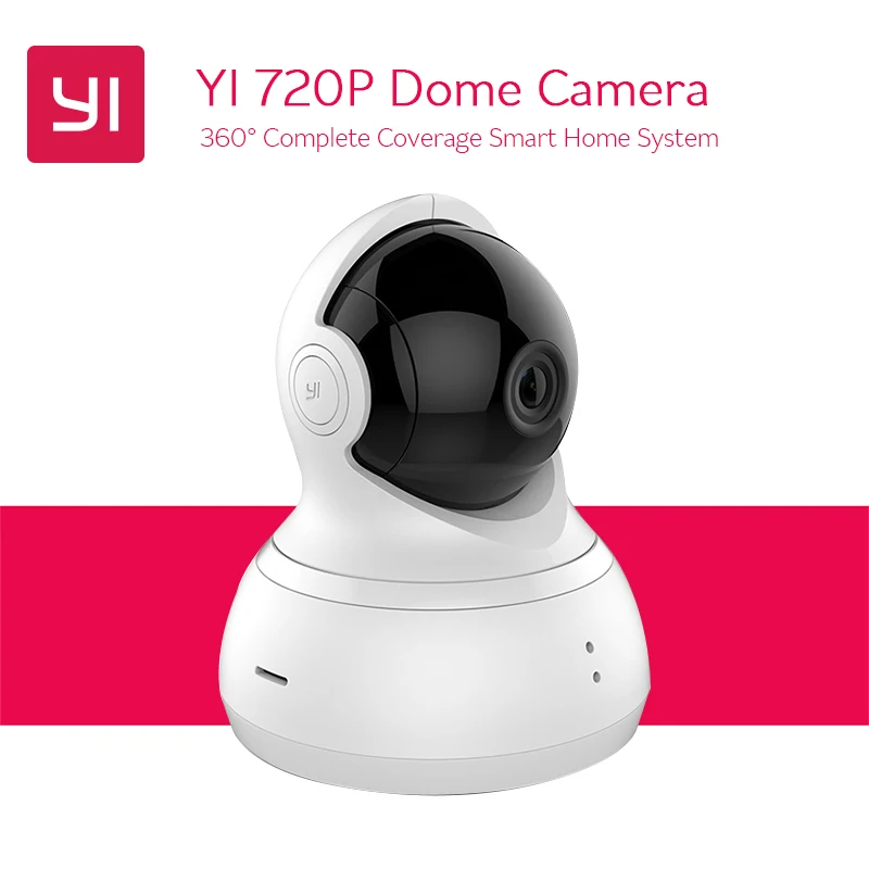 Международного YI 720 P купол Камера панорамирование/наклон/зум Беспроводной IP