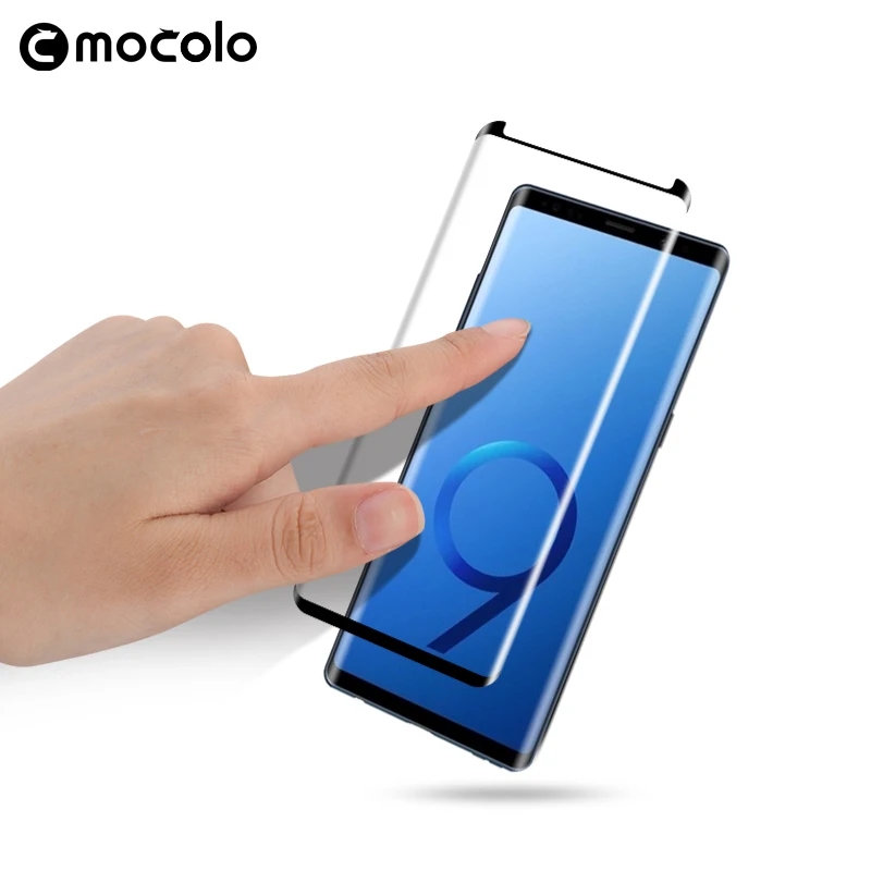 Защита для экрана Samsung Note 9 Mocolo S8 S9 Plus с изогнутыми краями тонкое 3D закаленное