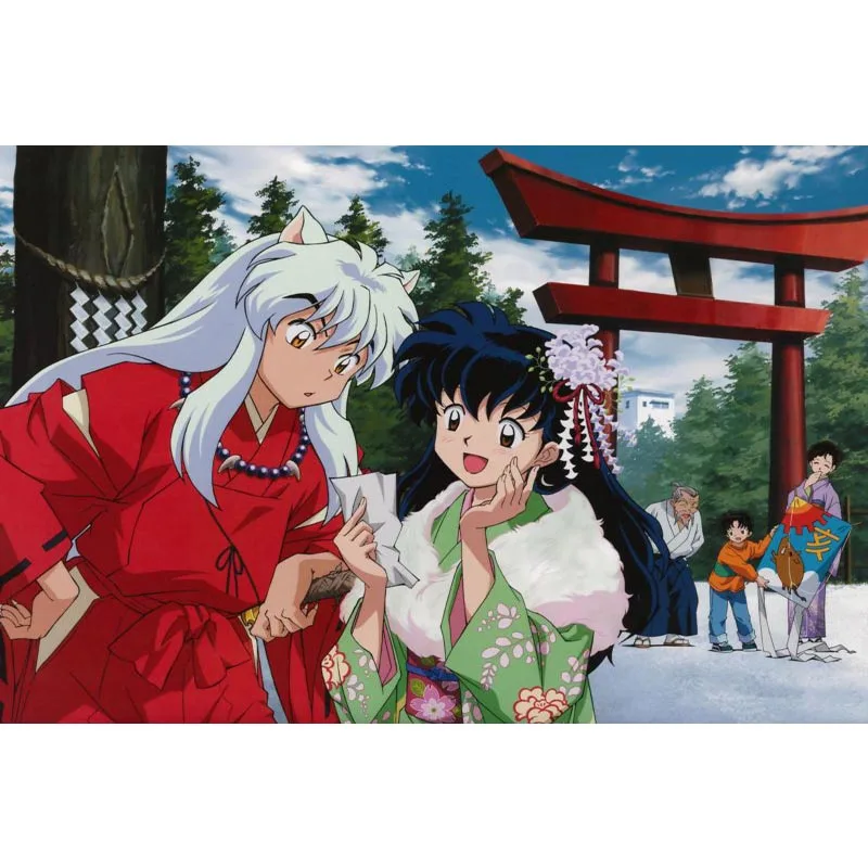 Новый стиль на заказ Шелковый Холст Inuyasha 27x40 см постер сделай сам лучший подарок
