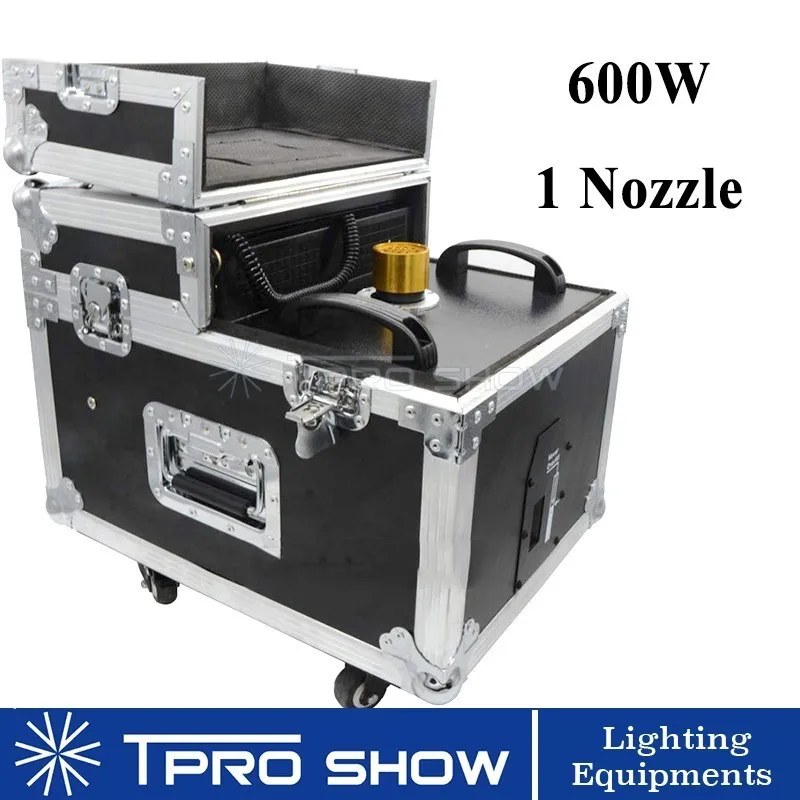 900 Вт Hazer дымовая машина Dmx512 с двойным соплом, противотуманная дымка, сценическое освещение, чехол для полета, оборудование, DJ Club, свадьба, 600 Вт, Fogger - Цвет: 600W Hazer