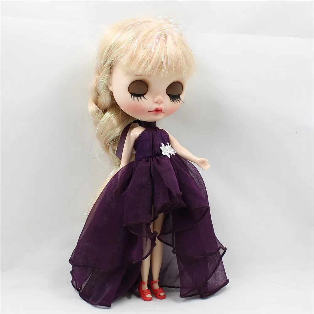Blyth doll ледяное платье с цветами элегантная одежда