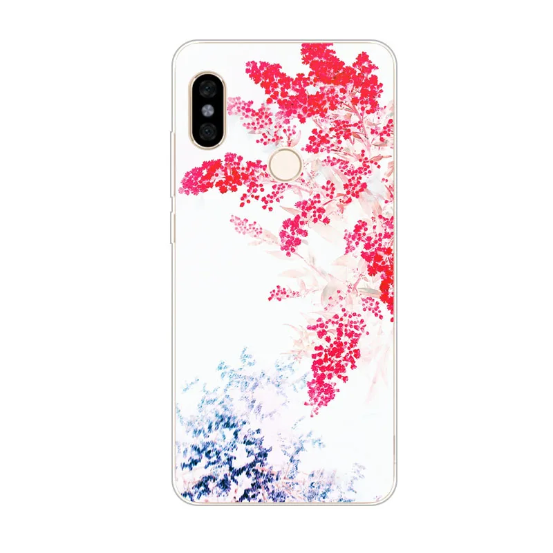 Чехол для xiaomi redmi note 6 pro силиконовая Мягкая задняя крышка из ТПУ с драгоценными